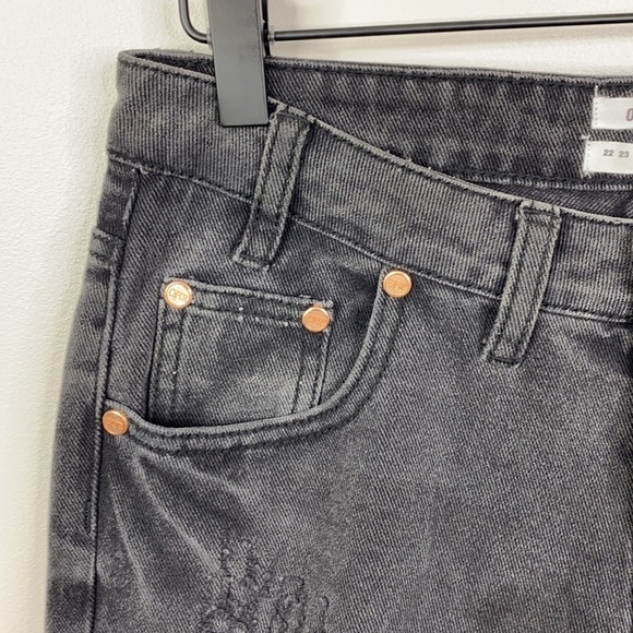 ONE TEASPOON Freebird Basalt Black Denim Jeans - Picture 3 of 11